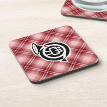 Cor de harmonie rouge de plaid sous-bocks