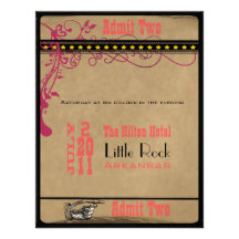 Corail et jaune de framboise du billet RSVP d'affi Faire-parts