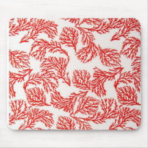 Corail rouge Mousepad de beau Tapis De Souris