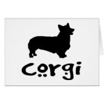 Corgi avec le texte frais carte