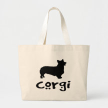 Corgi avec le texte frais sac