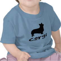 Corgi avec le texte frais t-shirts