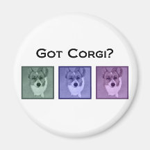 Corgi obtenu ? aimant pour réfrigérateur