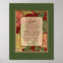 Corinthiens contemporains 13 du chapitre 1 d'amour posters