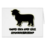 Correct pour être un mouton noir différent carte de vœux