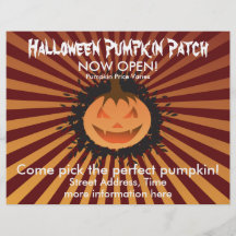 Correction de citrouille de Halloween Prospectus Avec Motif