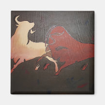 Corrida 2 aimants pour réfrigérateur