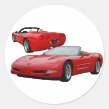CORVETTE ADHÉSIFS RONDS