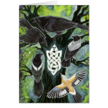 Corvidae Carte De Vœux