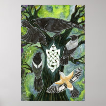 Corvidae Poster