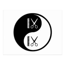 Cosmétologie de Yin Yang Carte Postale