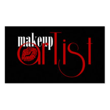 Cosmetologist, maquilleur, beauté, clous modèles de cartes de visite