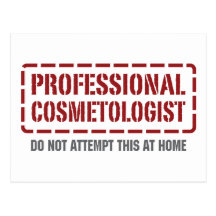 Cosmetologist professionnel cartes postales