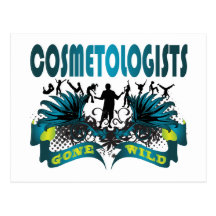 Cosmetologists fous cartes postales