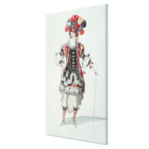 Costume de ballet toiles tendues sur châssis