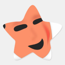 Costume de masque de Halloween Autocollants