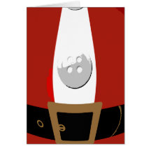 Costume de Père Noël Carte