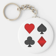 Costumes de carte de jeu : porte-clés