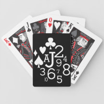 Costumes de cascade de carte du pays des merveille jeu de 52 cartes