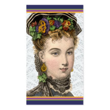 Costumier vintage/magasin vintage d'habillement cartes de visite personnelles