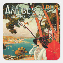 ~ Cote d'Azur d'Antibes Autocollants