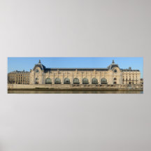 Côté nord du bâtiment de musée d'Orsay Posters