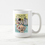 Cotey la tasse de café de chat ou de chocolat chau