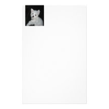 Coton De Tulear - toutes les oreilles Motifs Pour Papier À Lettre
