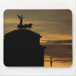 Coucher du soleil à Rome Tapis De Souris
