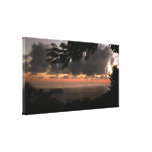 Coucher du soleil au-dessus de Manuel Antonio, Cos Toile Tendue Sur Châssis