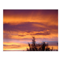 Coucher du soleil cartes postales