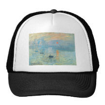 Coucher du soleil - Claude Monet Casquette