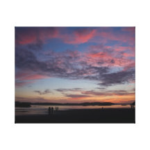 Coucher du soleil dans Tofino Toile Tendue Sur Châssis