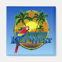 Coucher du soleil de Key West Magnets