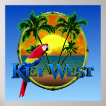 Coucher du soleil de Key West Posters