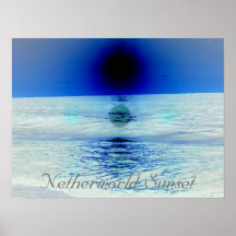 Coucher du soleil de Neatherworld Affiches