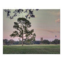 Coucher du soleil de parc d'Audubon Impression Photo