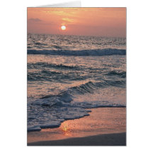 Coucher du soleil de Sarasota Cartes De Vœux
