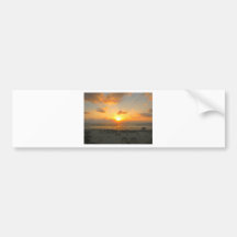 Coucher du soleil de Tel Aviv Autocollants Pour Voiture