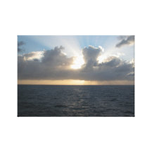 Coucher du soleil d'océan du sud - copie de toile impression sur toile