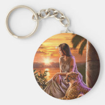"Coucher du soleil du Nil " Porte-clef
