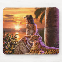 "Coucher du soleil du Nil " Tapis De Souris