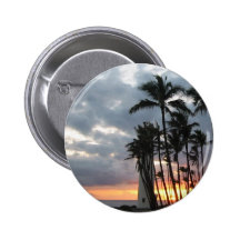 Coucher du soleil en Hawaï Badge