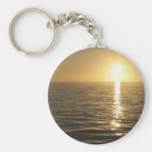 Coucher du soleil Keychains Porte-clés