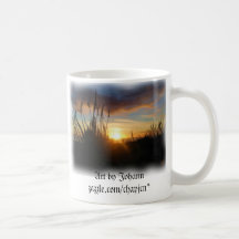 Coucher du soleil Pacifique de verger Mug À Café