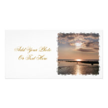 COUCHER DU SOLEIL PAYS DE GALLES R-U CARTES AVEC PHOTO