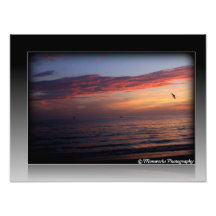 Coucher du soleil photo sur toile