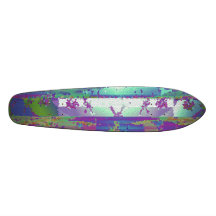 Coucher du soleil pourpre plateaux de skateboards customisés