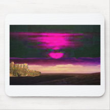 COUCHER DU SOLEIL POURPRE TAPIS DE SOURIS