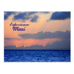 Coucher du soleil spectaculaire, Lahaina, Maui Haw Cartes Postales